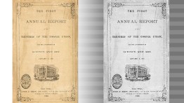 Cover of 'The First Annual Report of the Trustees of The Cooper Union' (1860)