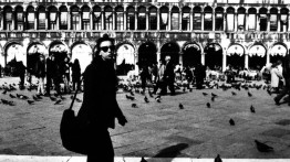 Diane Lewis in Piazza San Marco, Venice. Photo by Anita Seiff.