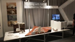 Pratt / NASA X-HAB 2017 with 3-D models and renderings of two Mars Surface Habitat proposals, Hydros and Wolf - Photo by Rebecca Pailes-Friedman