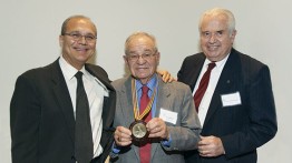 President Bharucha, Paul Heller (ME'53) and Mike Borkowsky (ME'61)