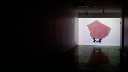 'Chroma-Choreography' (installation view) by Kathryn Marshall and Noemi Bilger