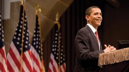 Barack Obama at the Great Hall