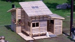 I-Beam developed this pallet house concept for a 1999 design competition.