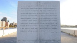 Roosevelt's quote on the monument
