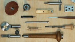 Some of Aimilios Davlantis Lo's hand-made tools
