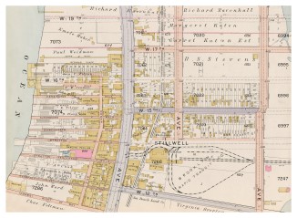 Plate No. 6. 1899. Atlas of the Brooklyn Borough of the City of New York. Hugo Ullitz (Cartographer), E.B Hyde & Co. (Publisher). The Lionel Pincus and Princess Firyal Map Division, New York Public Library Digital Collections.