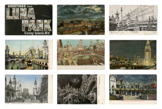 Postcards, Luna Park, Coney Island, N.Y. c1903 – 1920. Joseph Covino New York City Postcard Collection, The Irwin S. Chanin School of Architecture Archive of The Cooper Union.