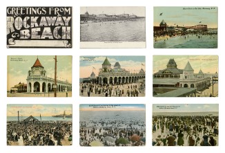 Postcards, Rockaway Beach, Queens, N.Y. c1900 – 1920. Joseph Covino New York City Postcard Collection, The Irwin S. Chanin School of Architecture Archive of The Cooper Union.