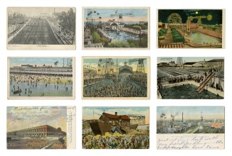Postcards, Steeplechase Park, Coney Island, N.Y. c1897 – 1907. Joseph Covino New York City Postcard Collection, The Irwin S. Chanin School of Architecture Archive of The Cooper Union.