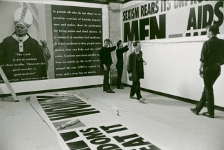Gran Fury "Venice Biennale" installation, 1990
