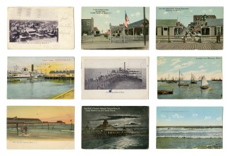 Postcards, Rockaway Beach, Queens, N.Y. c1900 – 1920. Joseph Covino New York City Postcard Collection, The Irwin S. Chanin School of Architecture Archive of The Cooper Union.