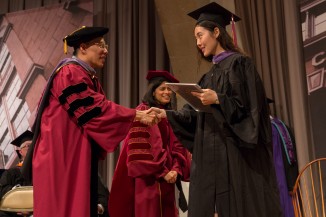 Vita Wang received her degree in architecture from Trustee Robert Tan.