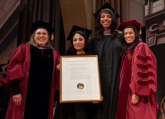 Jean Brownhill AR'00 (second from right) received a Presidential Citation