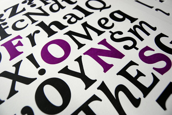 Print detail from Type@Cooper