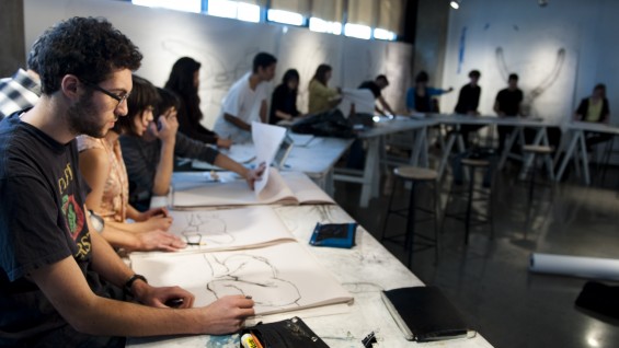 Drawing classroom in 41 Cooper Square