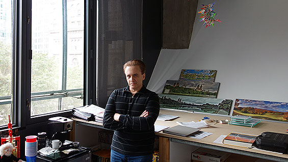 Alan Wolf in his office