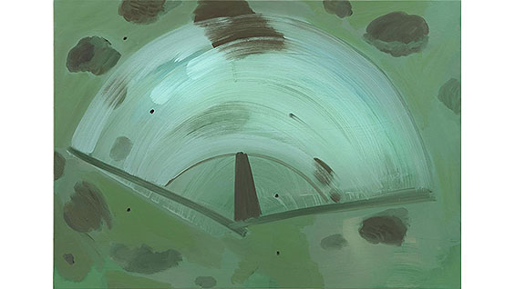Robert Bordo; 'Dial' 2012; oil on canvas; photo: Joerg Lohse courtesy Alexander and Bonin