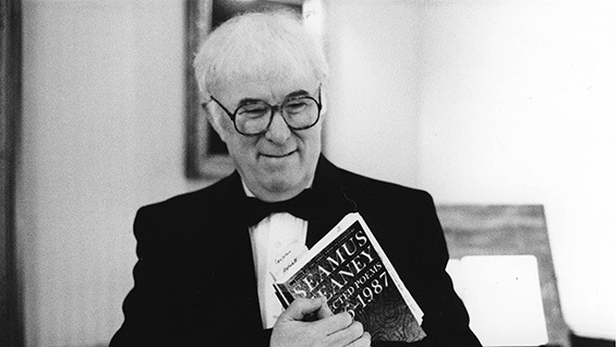 Seamus Heaney at the Morgan Library, November 13, 1996