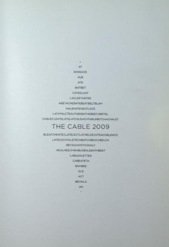 2009 Cable