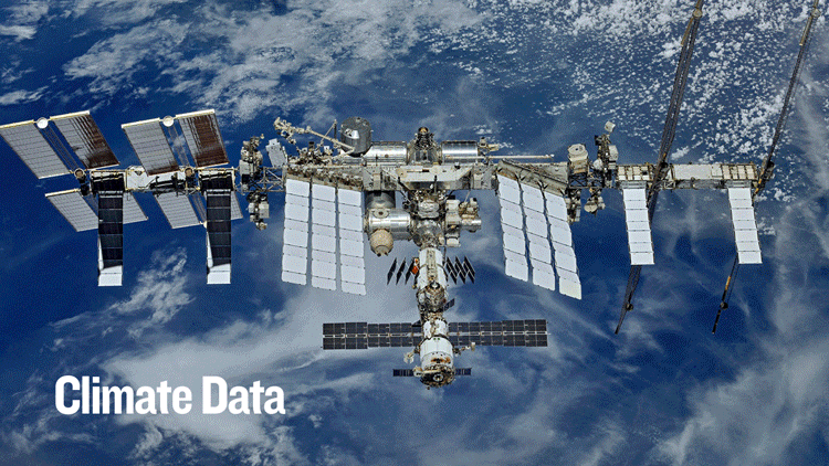 A carousel of photos of measuring CO2 in space