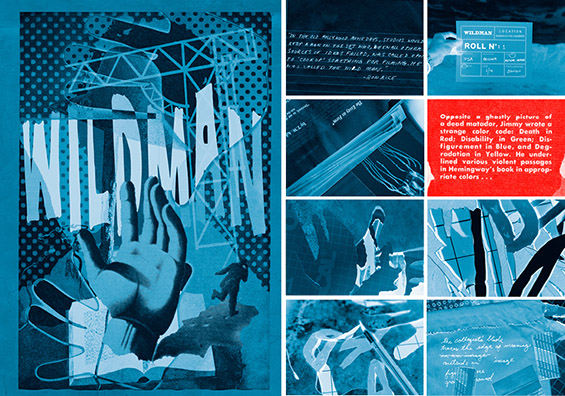Material Prolegomena for 'Wildman,' 35mm slides, 2 projectors, Programmable Dissolve Controller, Audio Tape, Movie Poster