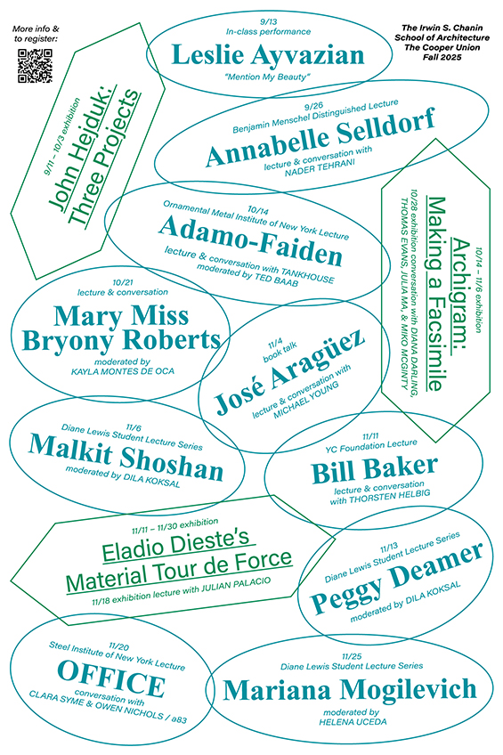 Fall 2025 Lectures and Events Poster