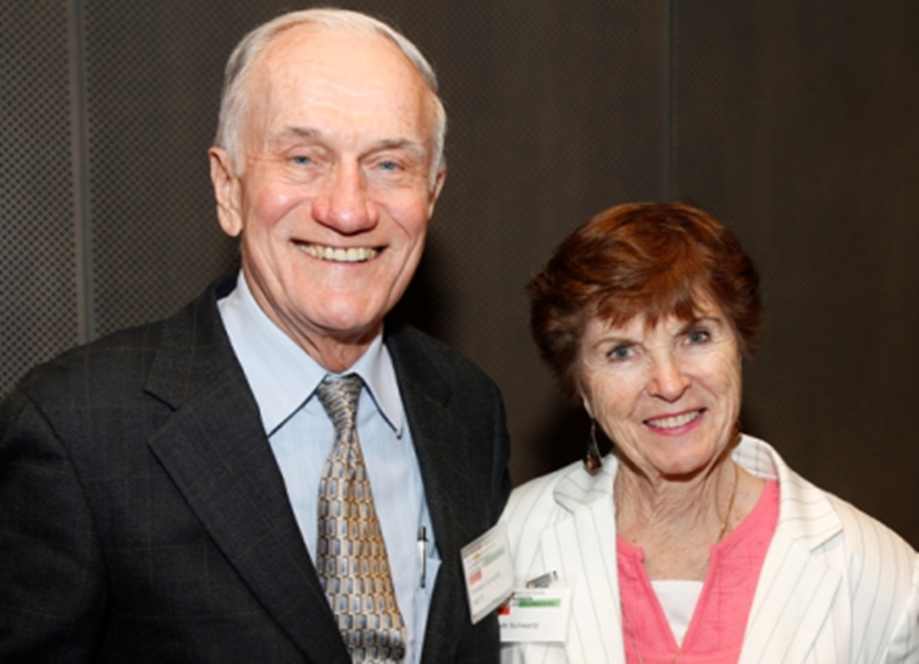 Dick Schwartz and his wife Ardath Marie 