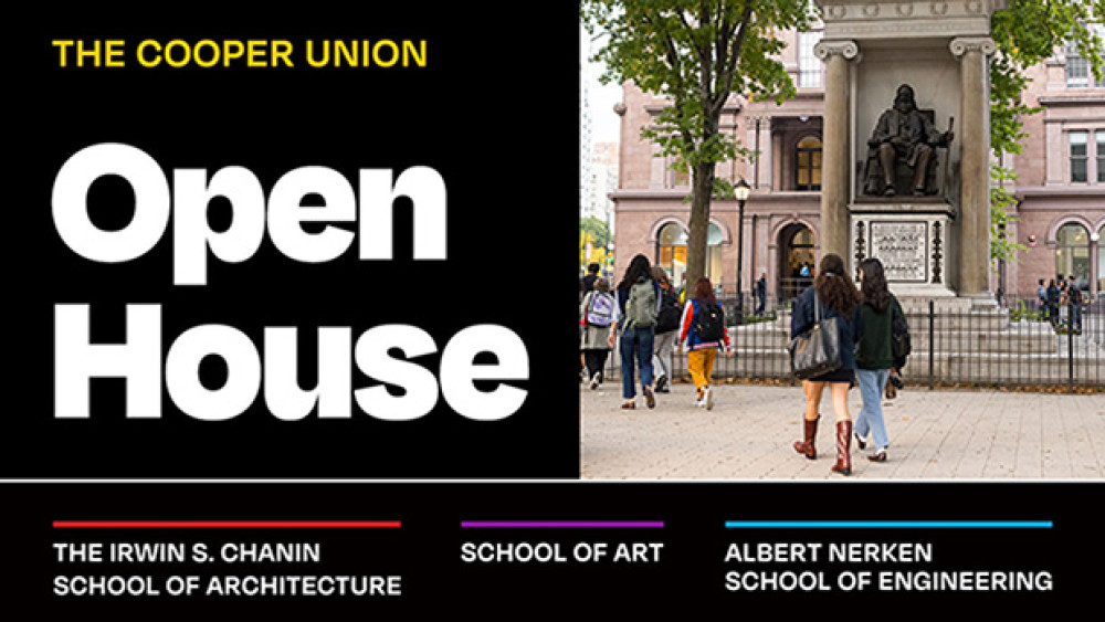 Open House graphic at Cooper Square