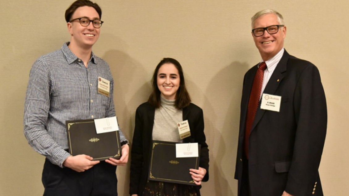 Two Civil Engineering Students Awarded Scholarships from The Moles A