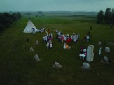 Native Faith’s Stone Circle during celebration of Summer Solstice, June 20th, 2020