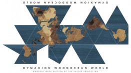 Dymaxion Woodocean World, Nicole Santucci + Woodcut Maps, 2013