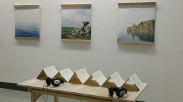 Installation view of Daniil Ashtaev's 2017 Menschel exhibition, 'Lake Baikal: The Lore of the Land'<br><br>
