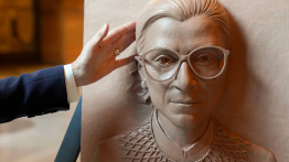 Bust of Ruth Bader Ginsberg by Meredith Bergmann approved for installation in the New York State Capitol.