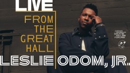 Live From the Great Hall An Evening with Leslie Odom Jr. The Cooper Union