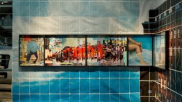 Installation image of work by Sara Cwynar