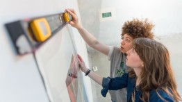 School of Art Senior Show Preparation