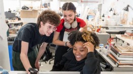 Students in the Architecture Studio