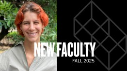 Portrait of Nina with words New Faculty