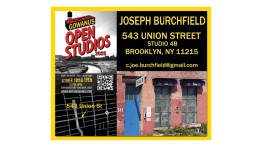 flyer that says gowanus open studios, Joseph Burchfield, 543 Union St