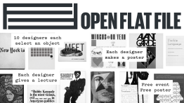 Graphic that says open flat file