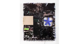 Brian Belott, Untitled (Fan Puff), 2016, Mixed media 83 x 73 x 8 ½ in. (210.8 x 185.4 x 21.6 cm) Courtesy the artist and Gavin Brown’s enterprise, New York / Rome 