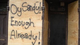 A message to Sandy (photo courtesy Brooke A. Bryant, Major Gifts Officer)