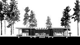 Chase residence section drawing