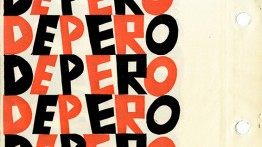 A detail from a page of "Depero Futurista"
