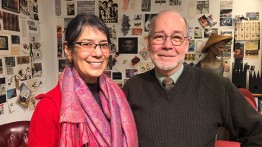 They made it all happen: Marina Gutierrez, director, and Robert Van Nutt, a founder of the Saturday Program. Photo by Alfred Cervantes.