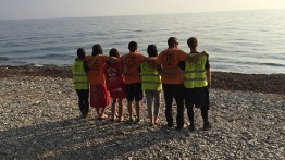 ERCI volunteers gather after a rescue