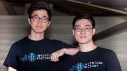 Dongho Kim and John Yoon (both ME’19) took first place at this year's Invention Factory