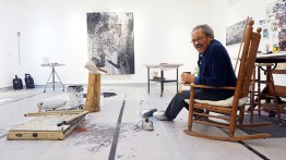 Jack Whitten and his famed silver sneakers