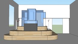 Lan Tuazon, Rendering of "Monument to Museum Preservation and Collection", 2011.