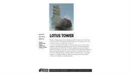 [STUDENT POSTER] LOTUS TOWER